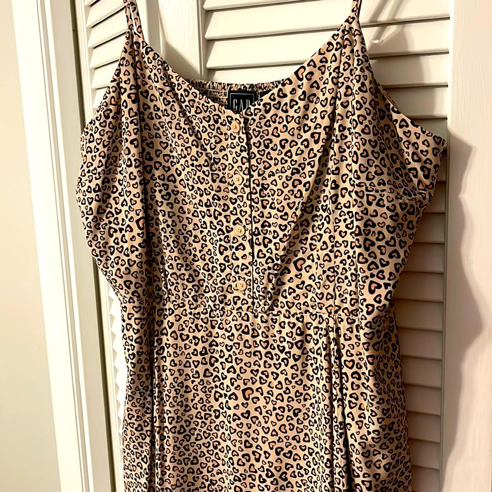 GAP Leopard Print Mini Dress